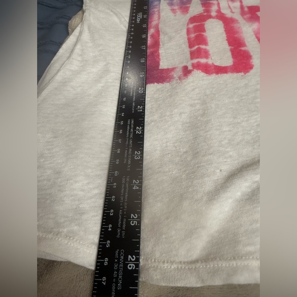 Lot of 2 Cream Summer Lightweight T-shirts Hollister American Eagle Size M/L - Picture 15 of 15